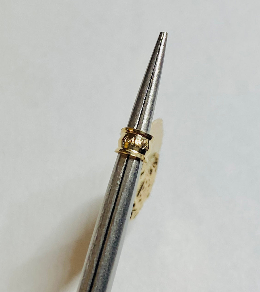 14 Karat Yellow Gold Our Lady of Mt. Carmel "Virgen del Carmen" 21mm ...