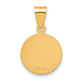 Charms Collection 18k Saint Christopher Medal Pendant 18XR13