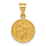 Charms Collection 18k Saint Christopher Medal Pendant 18XR13