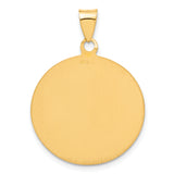 Charms Collection 18k Saint Christopher Medal Pendant 18XR14