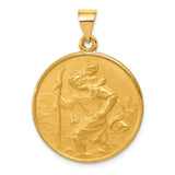 Charms Collection 18k Saint Christopher Medal Pendant 18XR14