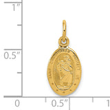 Charms Collection 14k Saint Christopher Medal Charm C820