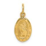 Charms Collection 14k Saint Christopher Medal Charm C820
