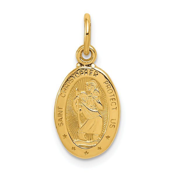Charms Collection 14k Saint Christopher Medal Charm C820