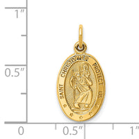 Charms Collection 14k Saint Christopher Medal Charm C821