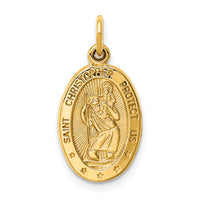 Charms Collection 14k Saint Christopher Medal Charm C821
