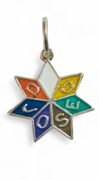 Vintage Sterling Silver 1960's Estrella de Jose Enameled Charm