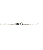 Sterling Silver Genuine 10mm Lapis Lazuli Pendant with 18" Cable Link Chain