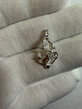 Sterling Silver Freeform Nugget Pendant