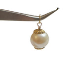 14 Karat Yellow Gold Genuine 11mm Freshwater Pearl Charm