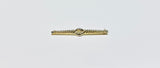 Vintage 1950's Gold-Filled Bar Pin Brooch with Genuine Diamond