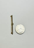 Vintage 1950's Gold-Filled Bar Pin Brooch with Genuine Diamond