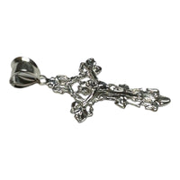 Sterling Silver Embellished Filigree Crucifix Pendant