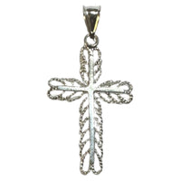 Sterling Silver Filigree Cross Pendant