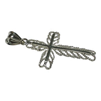 Sterling Silver Filigree Cross Pendant