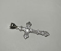 Sterling Silver Ornate Filigree Cross Pendant