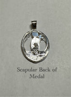 Sterling Silver San Martin de Porres Scapular Pendant