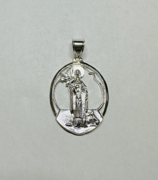 Sterling Silver San Martin de Porres Scapular Pendant