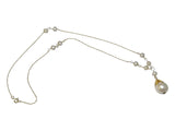 14 Karat Yellow Gold & Freshwater Pearl 16" "Y" Necklace