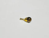 14 Karat Yellow Gold 8mm Pendant (Available in Jade, Turquoise, Hematite, Tiger's Eye or Coral)