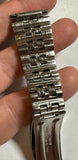 New Old Stock 1970's Stainless Steel 17-22mm Watch Band