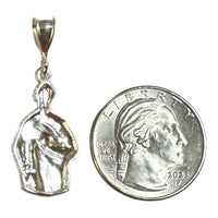 Sterling Silver Saint Jude "San Judas Tadeo" Pendant Charm