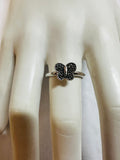 Sterling Silver Marcasite Butterfly Ring