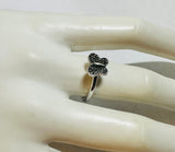 Sterling Silver Marcasite Butterfly Ring