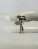 Sterling Silver Marcasite Butterfly Ring