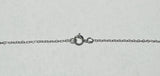 Sterling Silver Platinum-plated Genuine Diamond Triple Teardrop 18 Inch Necklace