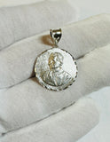 Sterling Silver Saint John Bosco "San Juan Bosco" 22mm (0.87") Medal