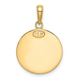 Charms Collection 14k Saint Christopher Medal Pendant K5079