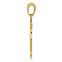 Core Gold 14k Two-tone Saint Florian Medal Pendant