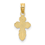 14K Mini Eastern Orthodox Cross Charm