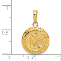 Charms Collection 14k Saint Christopher Medal Charm M1454