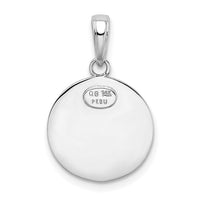 Charms Collection 14k White Gold Saint Christopher Medal Charm M1454W