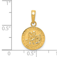 Charms Collection 14k Saint Christopher Medal Charm M1481