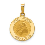 Core Gold 14k Saint Anthony Medal Charm