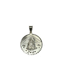 Sterling Silver Our Lady of Charity "Caridad del Cobre" Medal Pendant