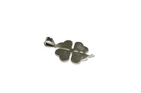 Sterling Silver Four Leaf Clover Lucky Charm Pendant (2 Versions)