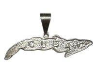 Sterling Silver Island of Cuba Pendant