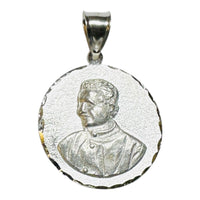 Sterling Silver Saint John Bosco "San Juan Bosco" 22mm (0.87") Medal