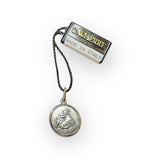 Antiqued Sterling Silver 13.8mm Saint Anthony Medal