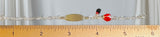 Sterling Silver Genuine 4mm Azabache Jet with Enameled Lady Bug Engraveable Oval ID 6" Girls Heart Link Bracelet
