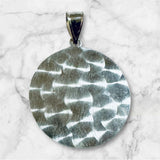 Sterling Silver Our Lady of Regla "Virgen de Regla" Handmade 25mm (1") Medal
