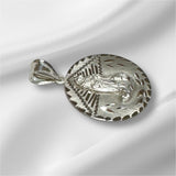 Sterling Silver Saint Martin "San Martin de Porres" 22mm (0.86") Handmade Medal
