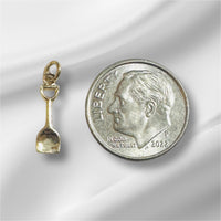14 Karat Yellow Gold Mini Shovel Charm