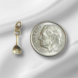 14 Karat Yellow Gold Mini Shovel Charm