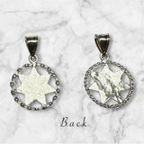 Vintage NOS 1970's Sterling Silver Estrella De Jose Enameled Pendant (2 Styles)