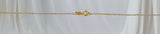 14 Karat Yellow Gold Filled Genuine 6mm Azabache Jet with Red Coral & Cubic Zirconia Pendant with 18" Cable Link Chain